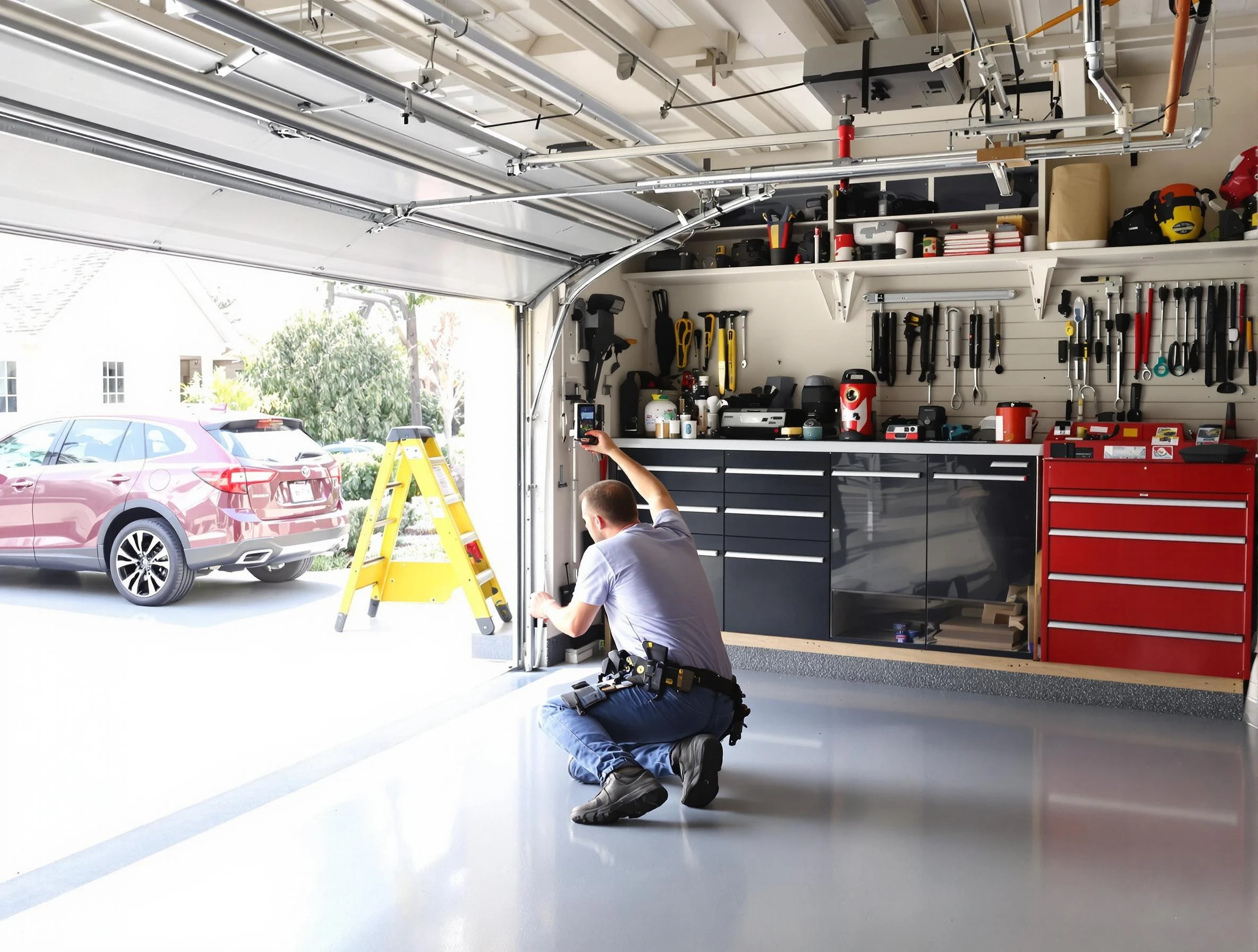 Local garage door repair service by Purcell Garage Door Repair in Purcell